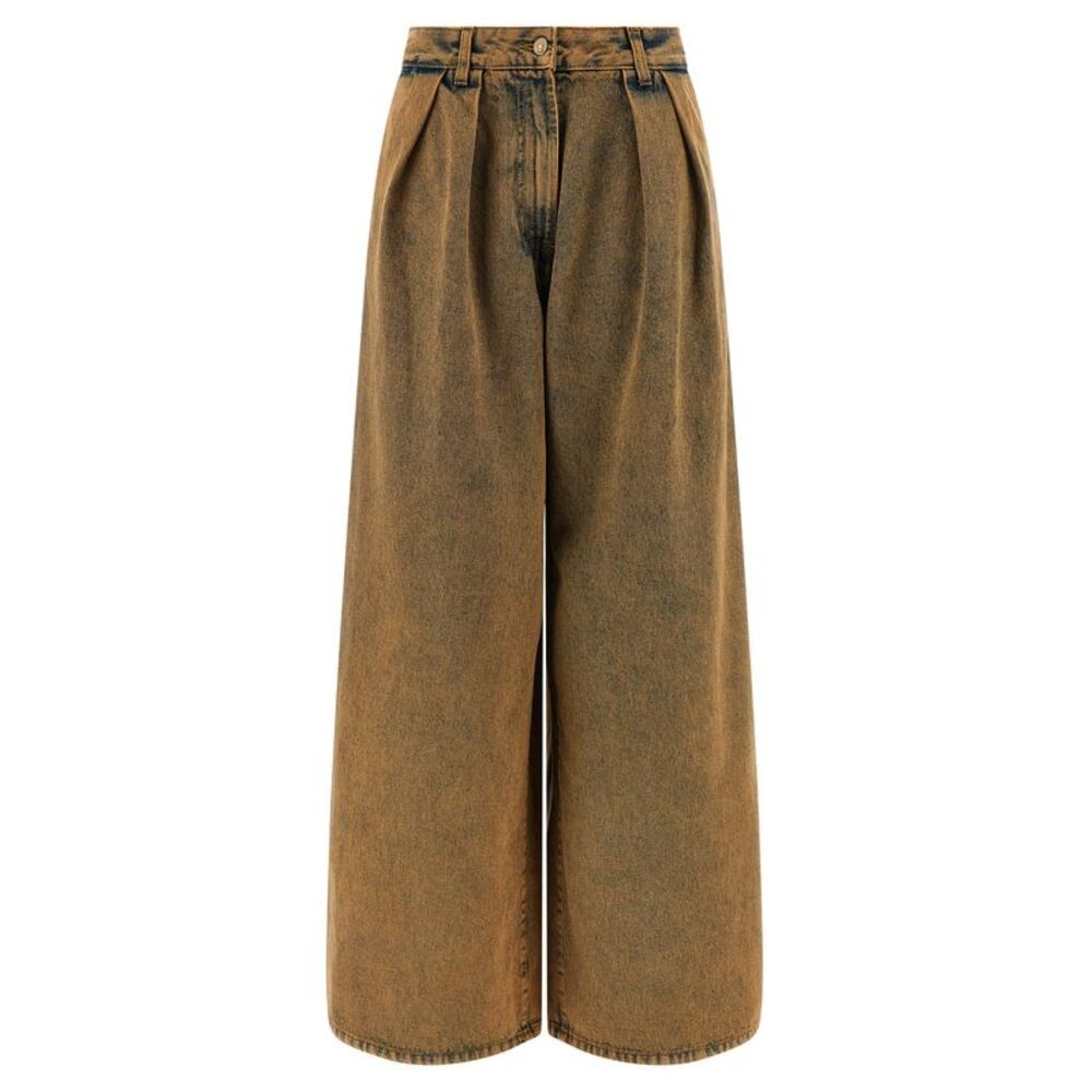 Alanui Brown Cotton Jeans Women's Denim